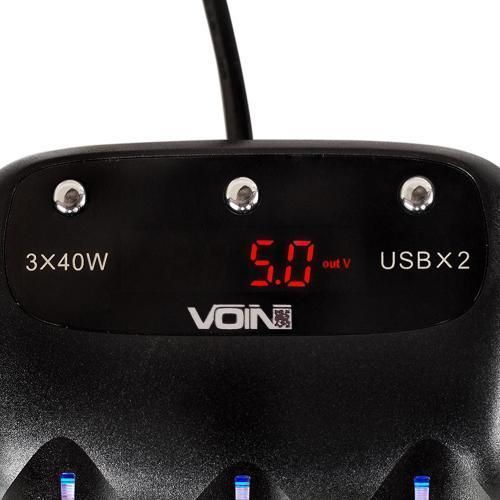 Разветвитель прикуривателя Voin SC-3003, 12/24В, 3 выхода, 2 USB SC-3003 фото