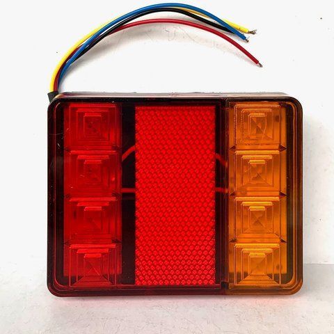 Ліхтар задній додатковий універсальний 8LED 12-24V Vitol SQ-0010 1шт SQ-0010 фото