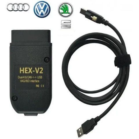 Автосканер VCDS HEX-V2 23.3, OBD2-USB, чіп ATMEL-FTDI HEX23.3 фото