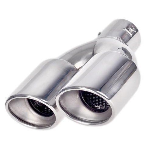 Насадка на глушитель Vitol НГ-0294, внутр.d 64мм на трубу 40-60мм, прямая двойная НГ-0294 фото