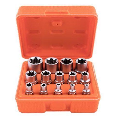 Набор торцевых головок TORX 1/4-3/8-1/2 Е4-Е24 14 предметов Alloid НГЕ-424K NGE-424K фото