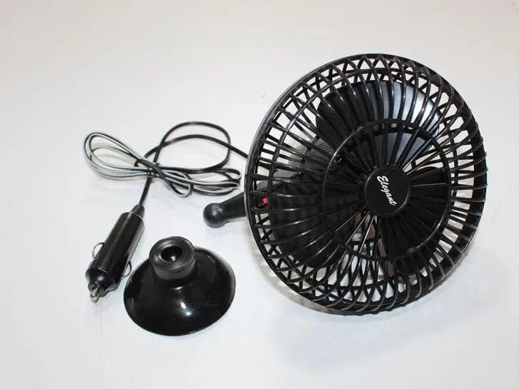 Вентилятор автомобильный на присоске 12V 5" Elegant 101 540 El 101 540 фото