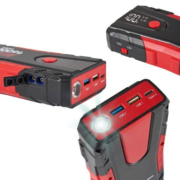 Пусковое устройство Alligator JS840 Jump Starter 400A/800A 16000mAh JS840 фото