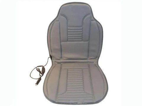 Накидка на сидіння з підігрівом 12V 35/45W 100х50см сіра Elegant 100 577 El 100 577 фото