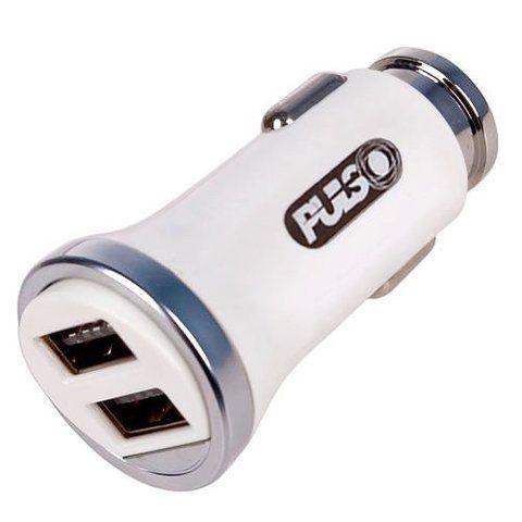 Автомобільний зарядний пристрій 2USB 12-24V 2,4A PULSO C-2411W C-2411W фото