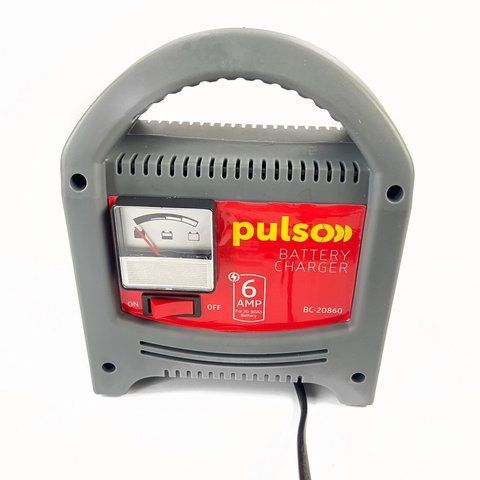 Зарядний пристрій для автомобільного акумулятора PULSO BC-20860, 6 А, 12 В BC-20860 фото