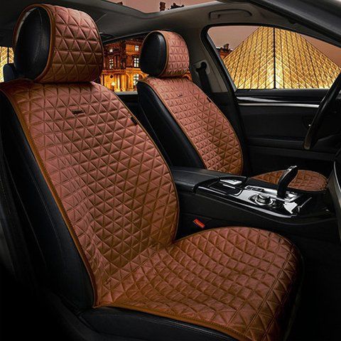 Накидки на передні сидіння алькантара MILANO темно-коричневі Elegant 700 316 EL 700 316 фото