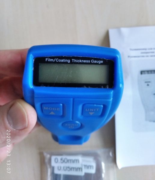 Толщиномер краски GM200, измеритель толщины лакокрасочного покрытия, толщиномер для покупки авто GM200B фото