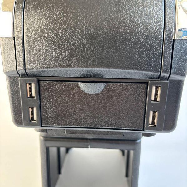 Подлокотник универсальный черный, пепельница, подстаканник, 7 USB Vitol HJ48020B 35/15/16,5см HJ48020B фото
