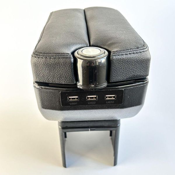 Подлокотник универсальный черный, пепельница, подстаканник, 7 USB Vitol HJ48020B 35/15/16,5см HJ48020B фото