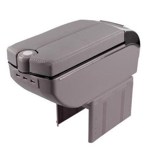 Підлокітник універсальний сірий, попільничка, підстаканник, 7 USB Vitol HJ48020G 35/15/16,5см HJ48020G фото
