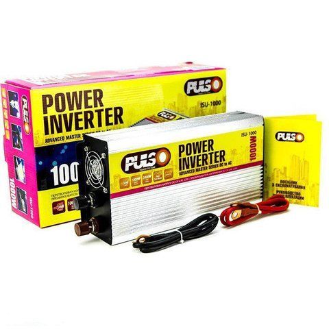 Преобразователь напряжения 1000W 12V-220V USB-5VDC2.0A PULSO ISU-1000 ISU-1000 фото