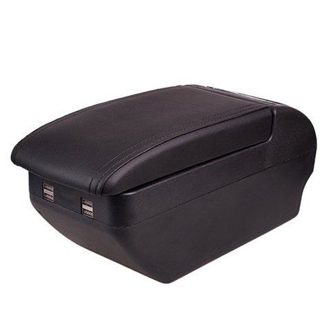 Підлокітник автомобільний універсальний чорний 4 USB MILEX PS-U10004, 155/145/320мм PS-U10004 фото
