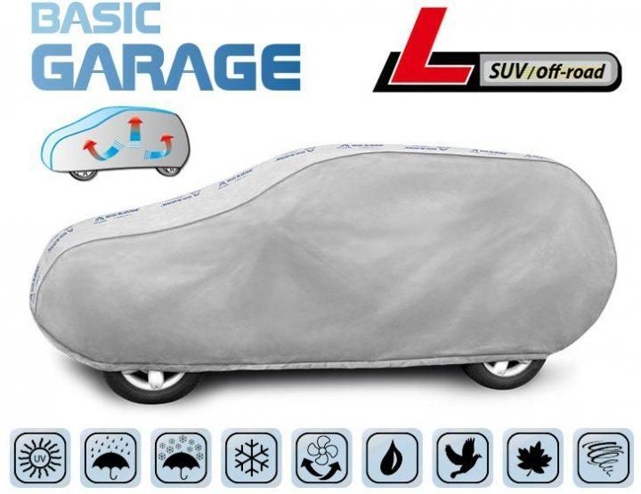 Тент чехол на автомобиль Джип, Минивен KEGEL BASIC GARAGE SUV/OFF ROAD, на авто длинной 430 - 510 см, всесезонный, многошаровый, дышащий 5-3968-241-3021 фото
