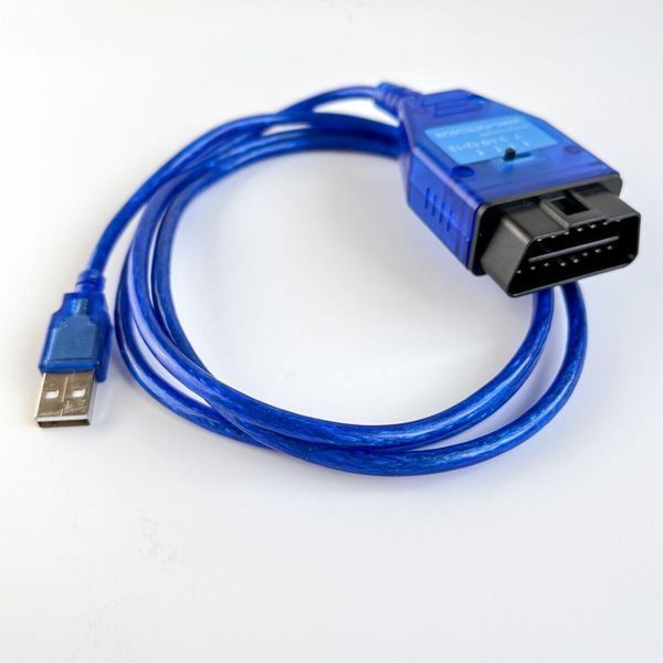 Автосканер VAG KKL + FIAT ECU SCAN, OBD 2, чип FTDI VAGKKLFIAT фото