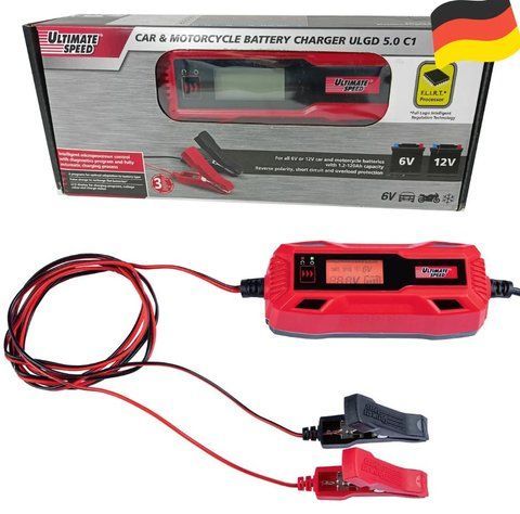 Интеллектуальное зарядное устройство 4A 4-120Ah 6-12V ULTIMATE SPEED ULGD SPEED ULGD фото